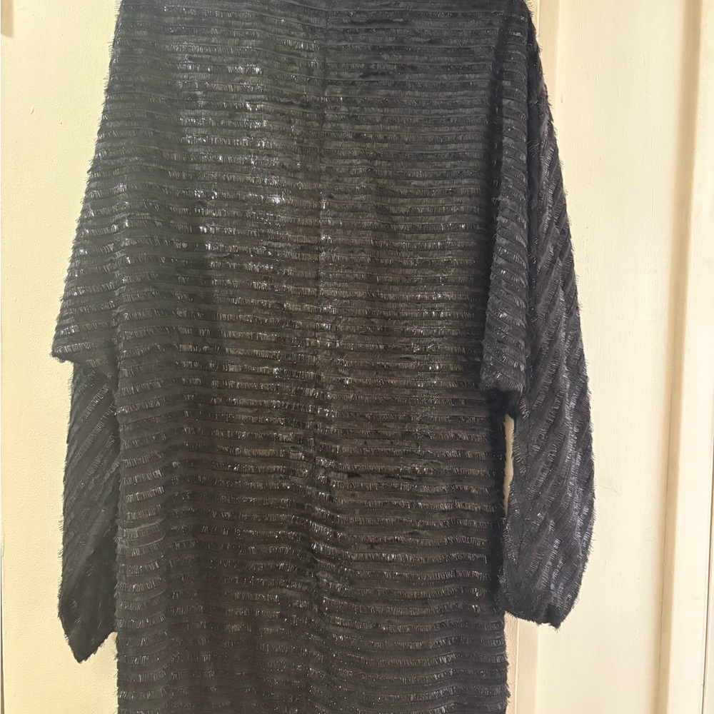 McQ by Alexander McQueen Black Textured Dress